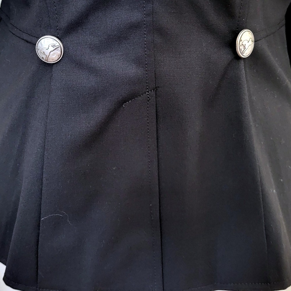 RJ Classics Travers Prestige Black Dressage Short Coat Competition Jacket 6R - Picture 6 of 15
